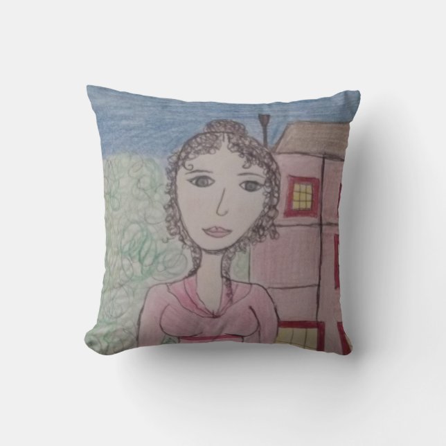 Pride and Prejudice Cushion (Front)