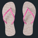 Pride and Prejudice Flip Flops<br><div class="desc">Mr Darcy’s second proposal,  from Jane Austen’s Pride and Prejudice.</div>