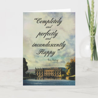 Pride and Prejudice Greeting Card