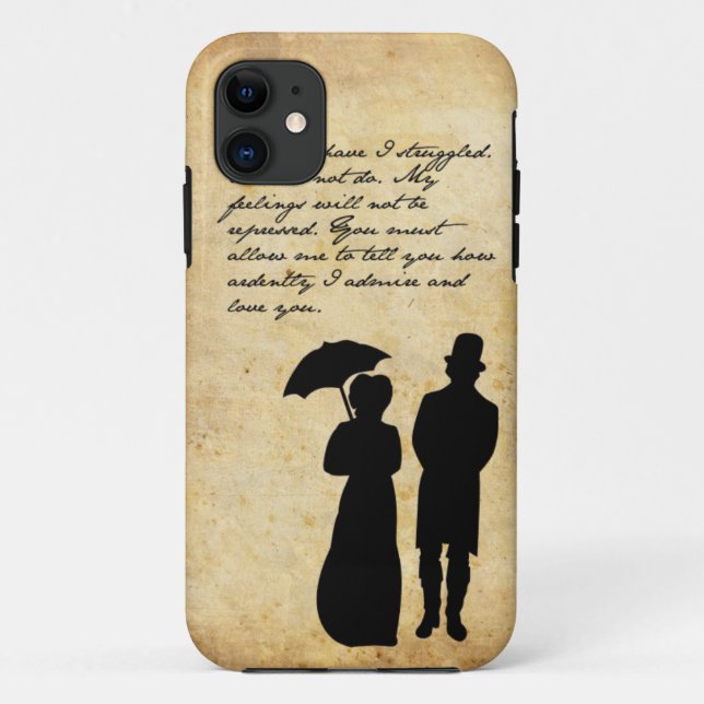 Pride and Prejudice Iphone Case (Back)