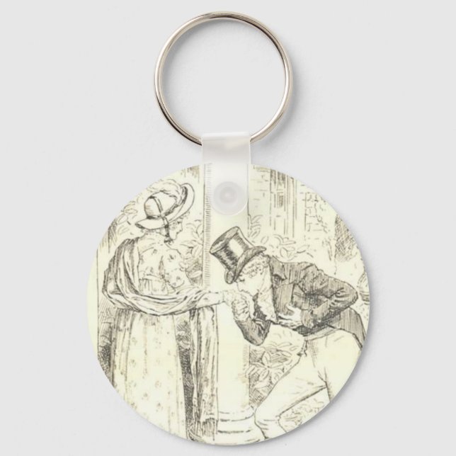 Pride and Prejudice Key Ring (Front)