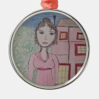 Pride and Prejudice Metal Tree Decoration