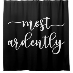 Pride And Prejudice Mr. Darcy - Most Ardently I Shower Curtain