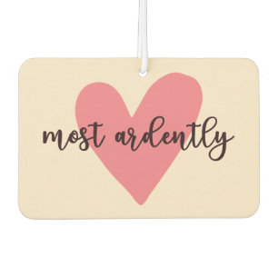 Pride And Prejudice Mr. Darcy - Most Ardently V Car Air Freshener
