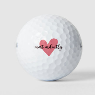 Pride And Prejudice Mr. Darcy - Most Ardently V Golf Balls