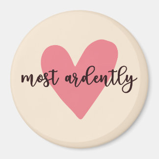 Pride And Prejudice Mr. Darcy - Most Ardently V Magnet
