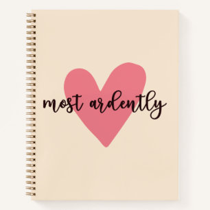 Pride And Prejudice Mr. Darcy - Most Ardently V Notebook