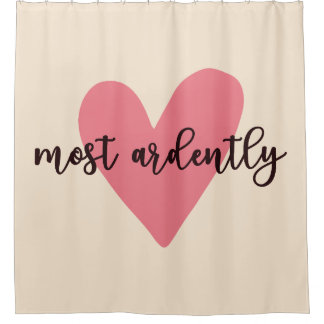 Pride And Prejudice Mr. Darcy - Most Ardently V Shower Curtain