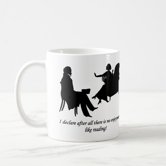 Pride and Prejudice - No enjoyment like reading Coffee Mug (Left)