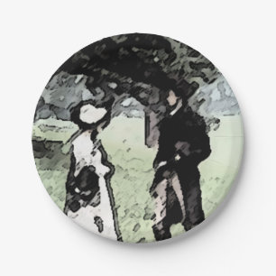 Pride and Prejudice Paper Plate