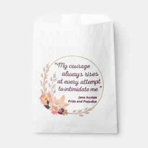 Pride and Prejudice Quote I - Cute Style Favour Bags