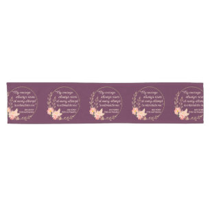 Pride and Prejudice Quote I - Cute Style Short Table Runner