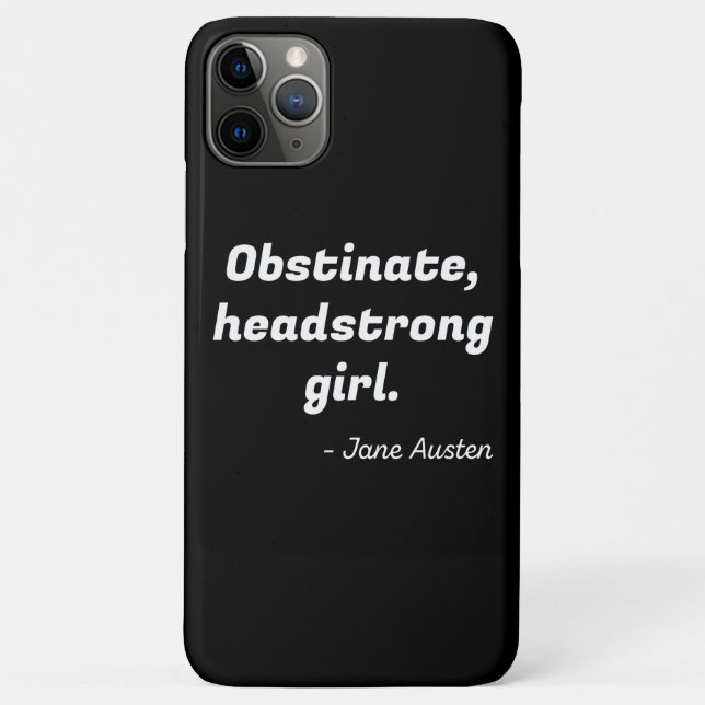 Pride and Prejudice Quote II Case-Mate iPhone Case (Back)