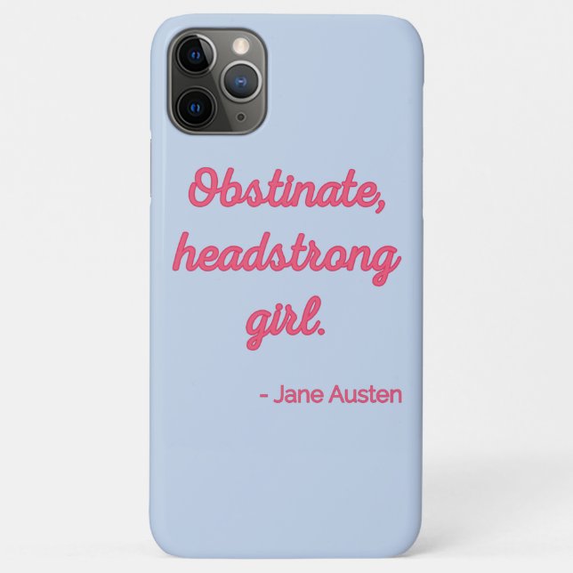 Pride and Prejudice Quote II - Cute Style Case-Mate iPhone Case (Back)