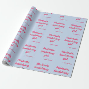Pride and Prejudice Quote II - Cute Style Wrapping Paper