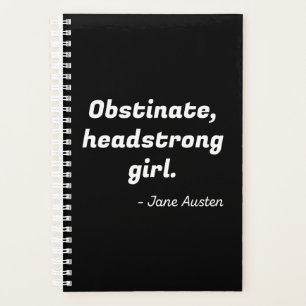 Pride and Prejudice Quote II Planner
