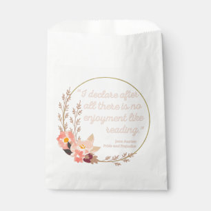 Pride and Prejudice Quote III - Cute Style Favour Bags