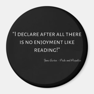 Pride and Prejudice Quote III Magnet