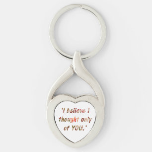 Pride and Prejudice Quote Key Ring