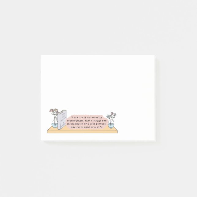 Pride and Prejudice Quote Notes (Front)