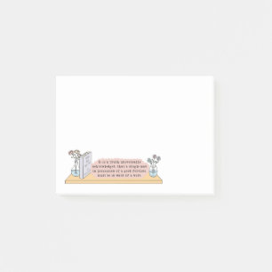 Pride and Prejudice Quote Post-it Notes