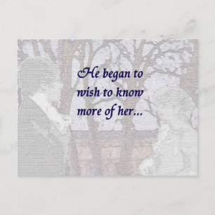 Pride and Prejudice Quote Postcard