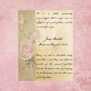Pride and Prejudice Scrapbook Paper