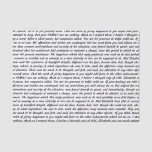 Pride and Prejudice Text Tissue Paper