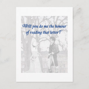 Pride and Prejudice. The letter. Postcard
