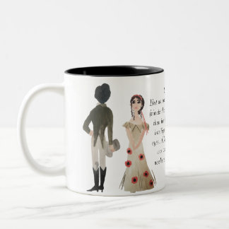 Pride and Prejudice Two-Tone Coffee Mug