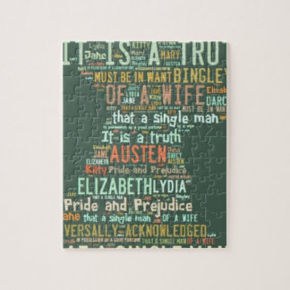 Pride and Prejudice Word Cloud Jigsaw Puzzle
