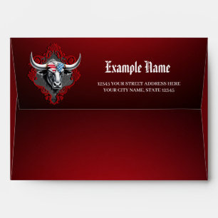 Pride and strength, an American bull Envelope