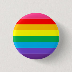 Pride Badge Love or All! Celebration Rainbow Flag
