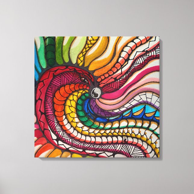 Pride Bird Canvas Print (Front)