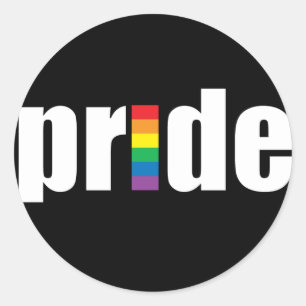 Pride Black Sticker
