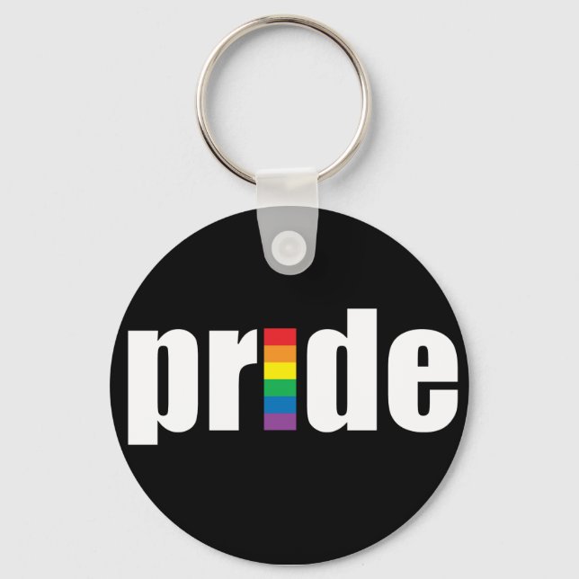 Pride Blck Keychain (Front)