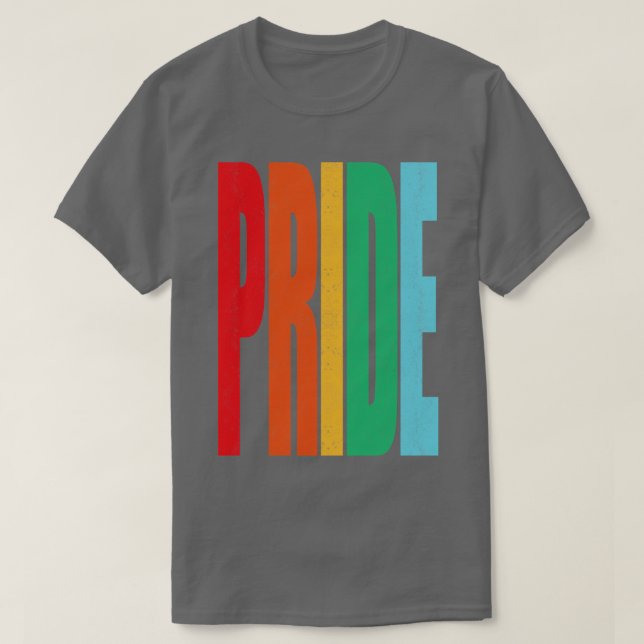 PRIDE Bold and Colourful T-Shirt (Design Front)