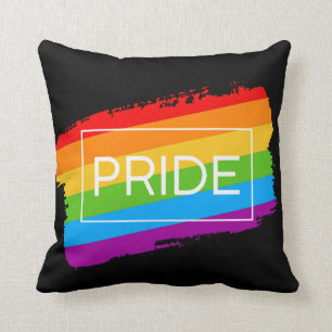 Pride Brushstroke Rainbow Cushion