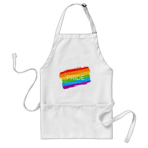 Pride Brushstroke Rainbow Standard Apron