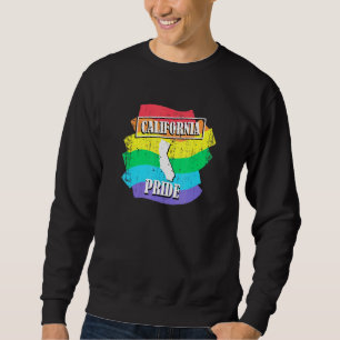 Pride California Gay Pride Lesbian Pride LGBTQ Pri Sweatshirt