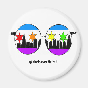 pride chicaGOggles sticker Magnet