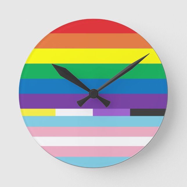 Pride Circle  Round Clock (Front)