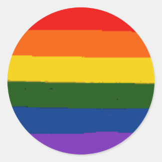 pride classic round sticker