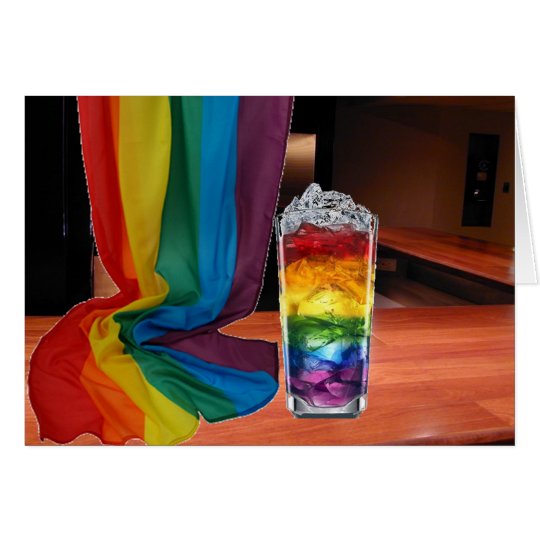 Pride Cocktail Card