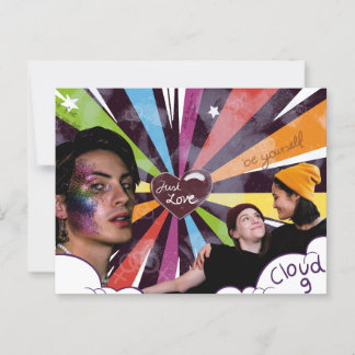 Pride collage postcard