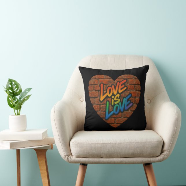 Pride Colourful Love is Love Cushion (Chair)