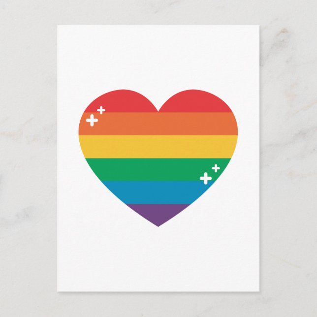 Pride | Colourful Rainbow Design Postcard (Front)