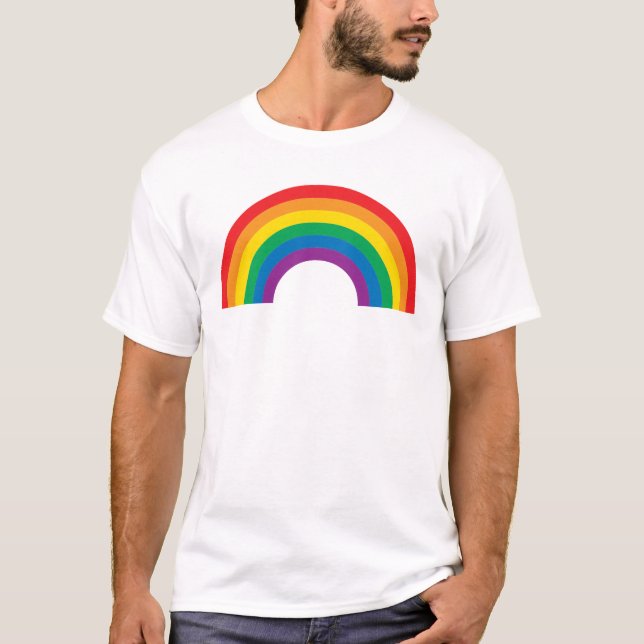 Pride | Colourful Rainbow Design T-Shirt (Front)
