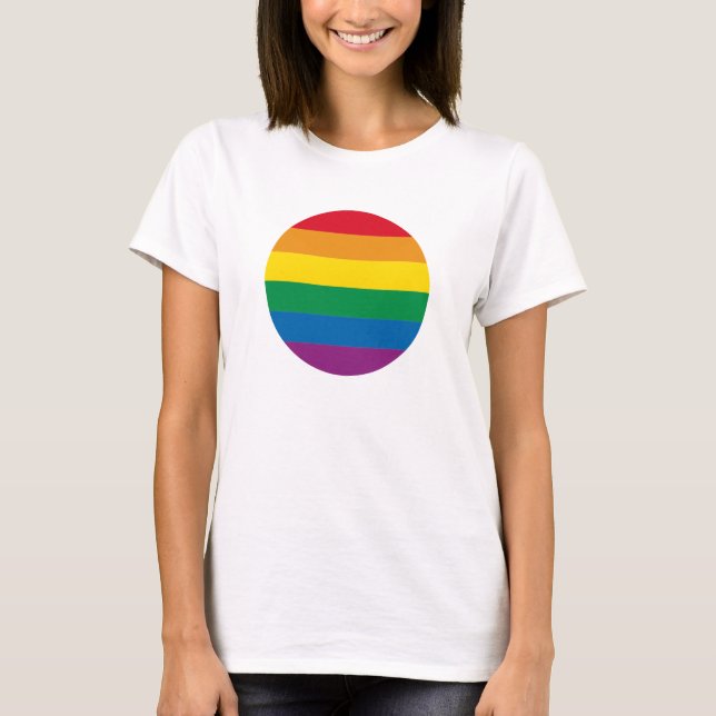 Pride | Colourful Rainbow Design T-Shirt (Front)