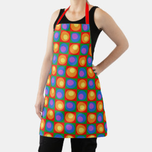 Pride Colours Squares Dots Patterned Apron